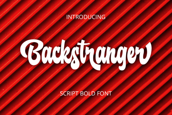 Backstranger: A Playful Handwritten Script Font for Creative Projects