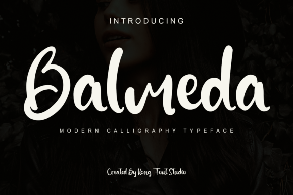 Balmeda: A Playful Script Font for Modern Editorial Design