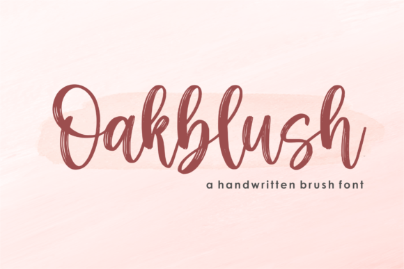 Bring Your Handmade Creations to Life with Oakblush Font