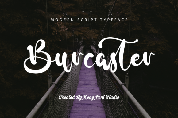 Burcaster: A Playful Handwritten Script Font for Web Design