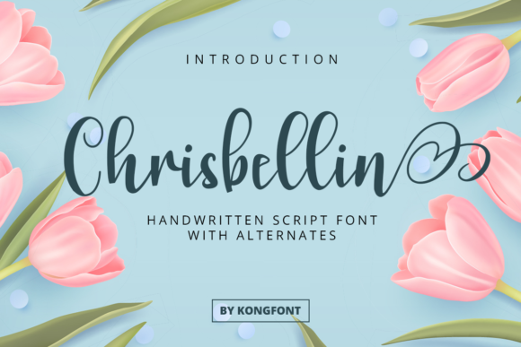 Chrisbellin: A Playful Script Font for Creative Branding