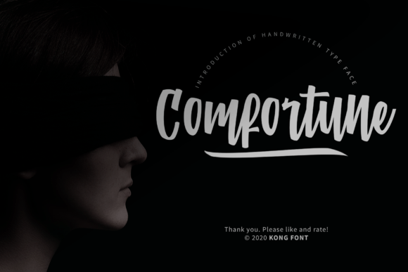 Comfortune Font for Modern Branding and Social Media Design