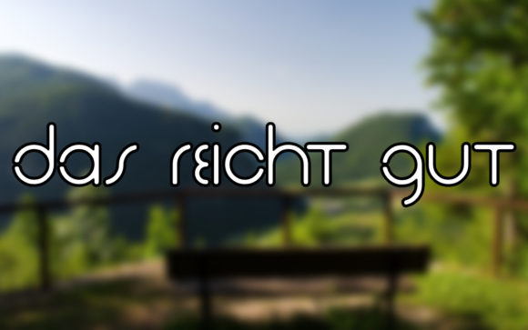 Das Reicht Gut: A Flowing Font for Creative Branding