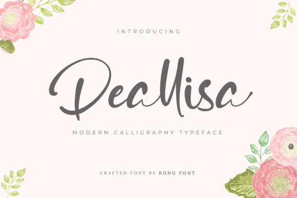 Deallisa: A Playful Script Font for Modern Web Design