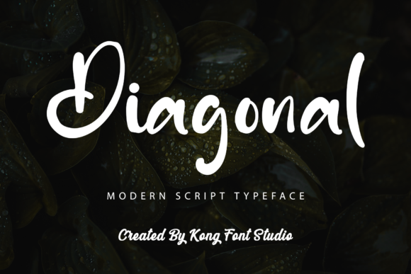 Diagonal Font for Clearer Campaign Messaging