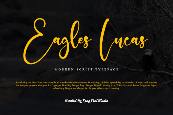 Eagles Lucas: A Handwritten Font for Modern Editorial Design