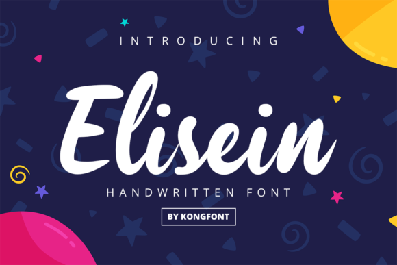 Elisein: A Playful Script Font for Handmade Creations