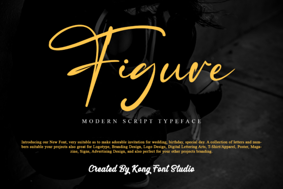 Figure Font for Business Branding and Design