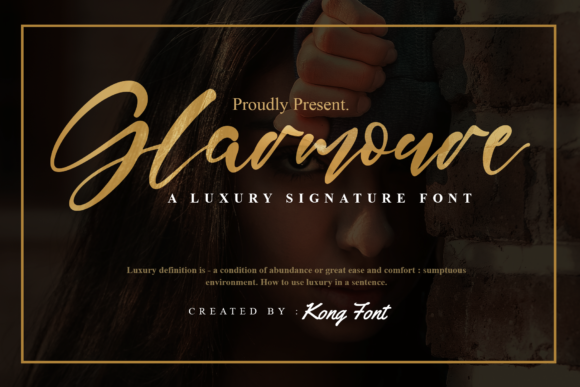 Glarmoure: A Playful Script Font for Web Design