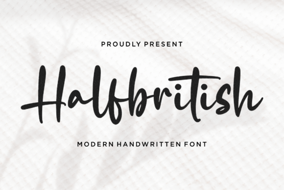 Halfbritish: A Script Font That Elevates Handmade Creations