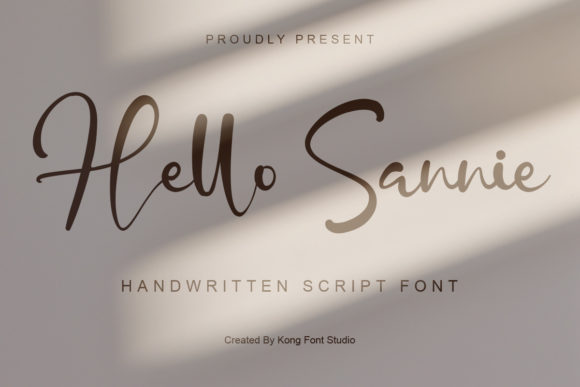 Hello Sannie: A Playful Script Font for Web Design