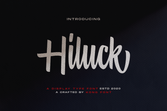 Hiluck: A Freebie Font with Modern Charisma