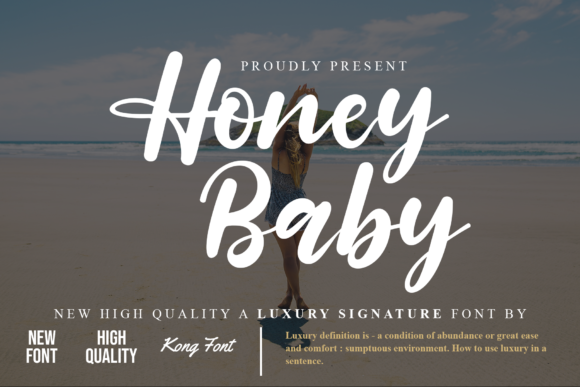 Honey Baby: A Playful Font for Eye-Catching Campaigns