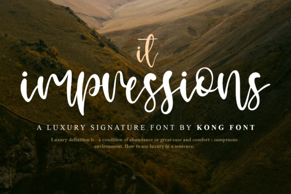 It Impressions: A Playful Font for Web Design