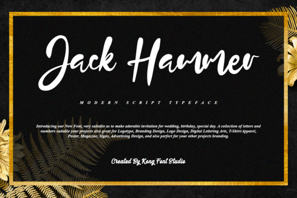 Jack Hammer Font for Branding Projects