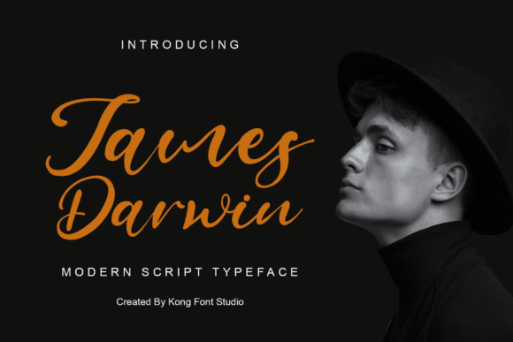 James Darwin: A Playful Script Font for Modern Branding