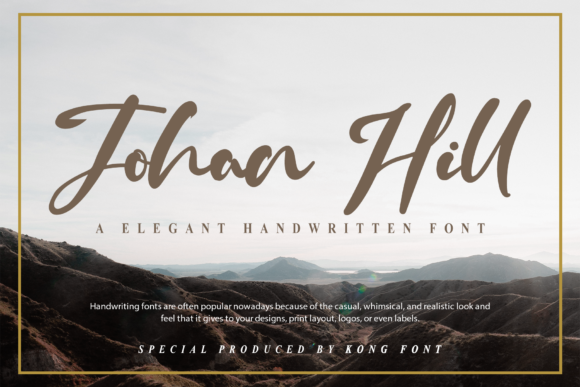 Johan Hill: A Playful Font for Polished Branding