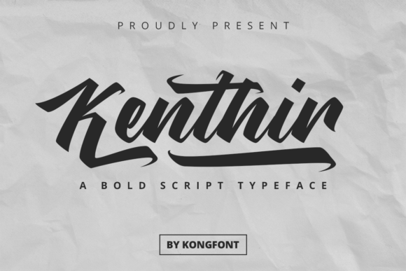 Kenthir: A Playful Font for Eye-Catching Campaigns