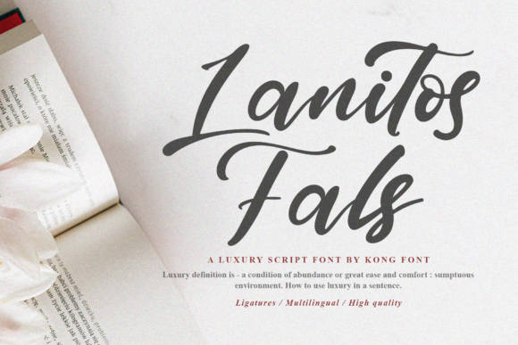 Lanitos Falls Font Review for Campaign Design