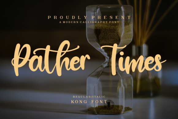 Pather Times: A Script Font for Modern Editorial Design