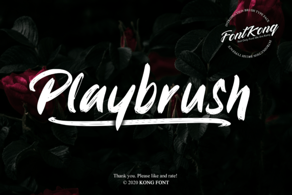 Playbrush: A Modern Font for Branding That Feels Personal