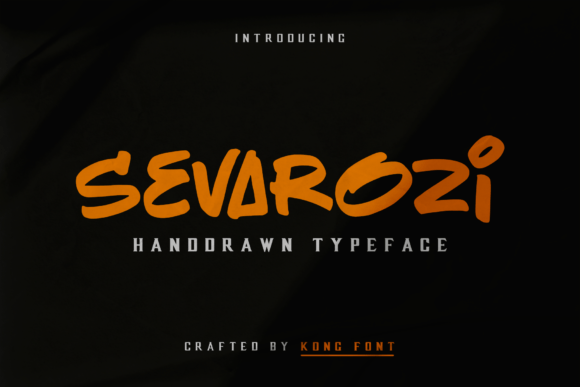 Sevarozi: A Bold Handwritten Font for Craft Creations