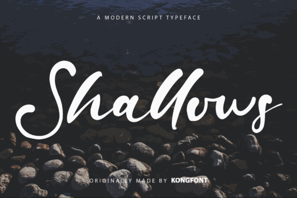Shallows Font for Web Design Projects