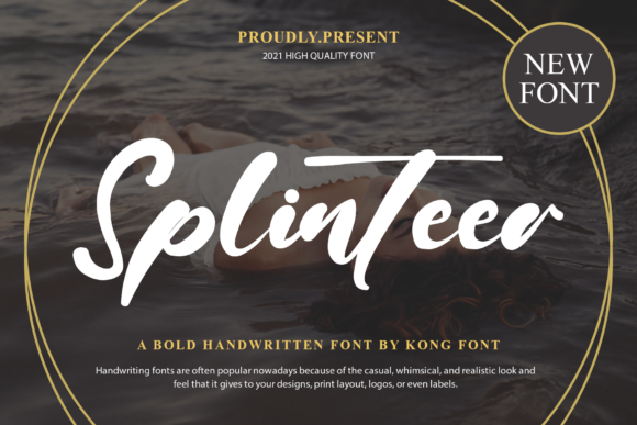 Splinteer: A Playful Script Font for Creative Branding