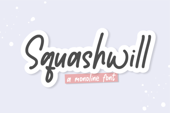 Squashwill: A Playful Font That Elevates Brand Identity