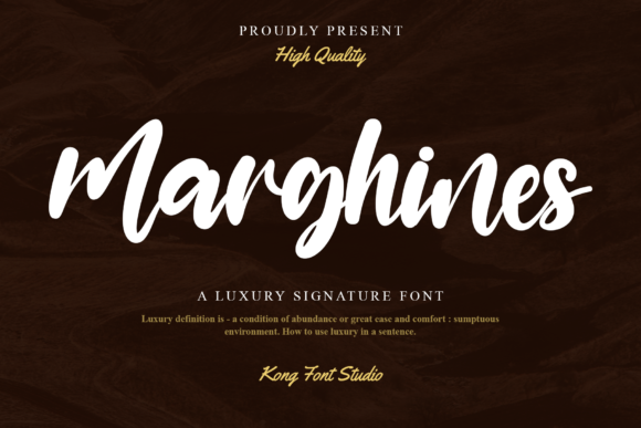 Testing Marghines: A Playful Script Font for Web Projects