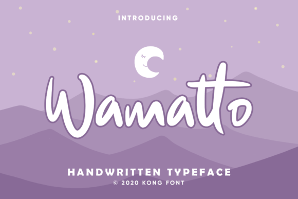 Wamatto: A Playful Handwritten Font for Editorial Design